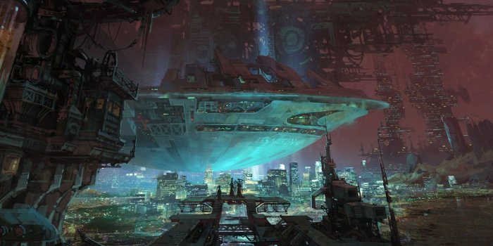 1920x1200 Futuristic city [10] wallpaper - Fantasy wallpapers - #31758