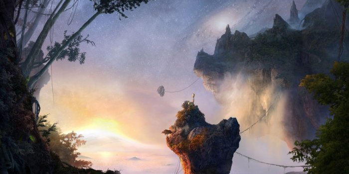 1920x1200 Floating Islands ❤ 4K HD Desktop Wallpaper for 4K Ultra HD TV