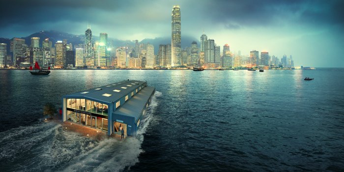 3840x2160 Floating House 4K UltraHD Wallpaper - backiee - Free Ultra HD