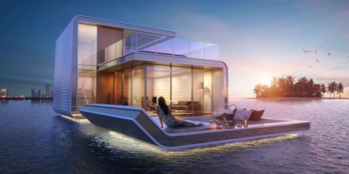 1332x850 Wallpaper the city, island, marine Villa, Room Design, Architecture