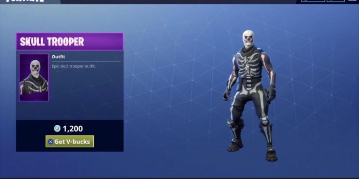 1280x720 Fornite Skull Trooper Skins Windows Wallpaper Fortnite - Rarest Skin