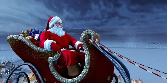 1280x720 Santa Claus 3D Screensaver & Live Wallpaper HD