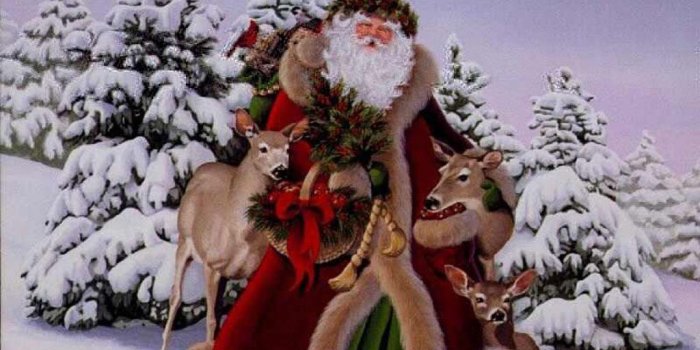 1024x768 How to draw santa claus & reindeers - Hellokids.com