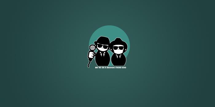2560x1600 We're on a mission from god wallpaper - Minimalistic wallpapers - #39765