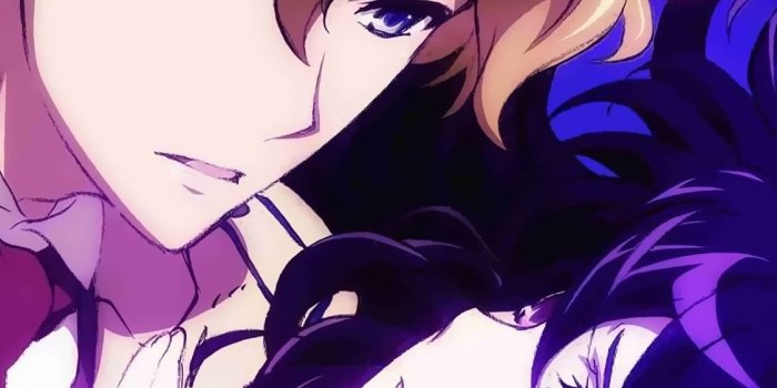 1125x2436 Anime boy and girl, love heart, key 1125x2436 iPhone XS/X wallpaper