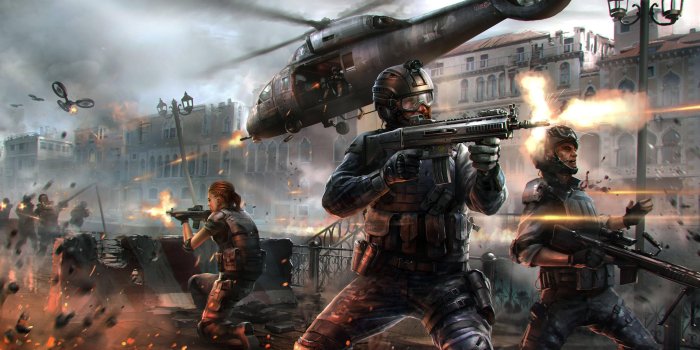 4800x2323 Modern Combat Wallpapers