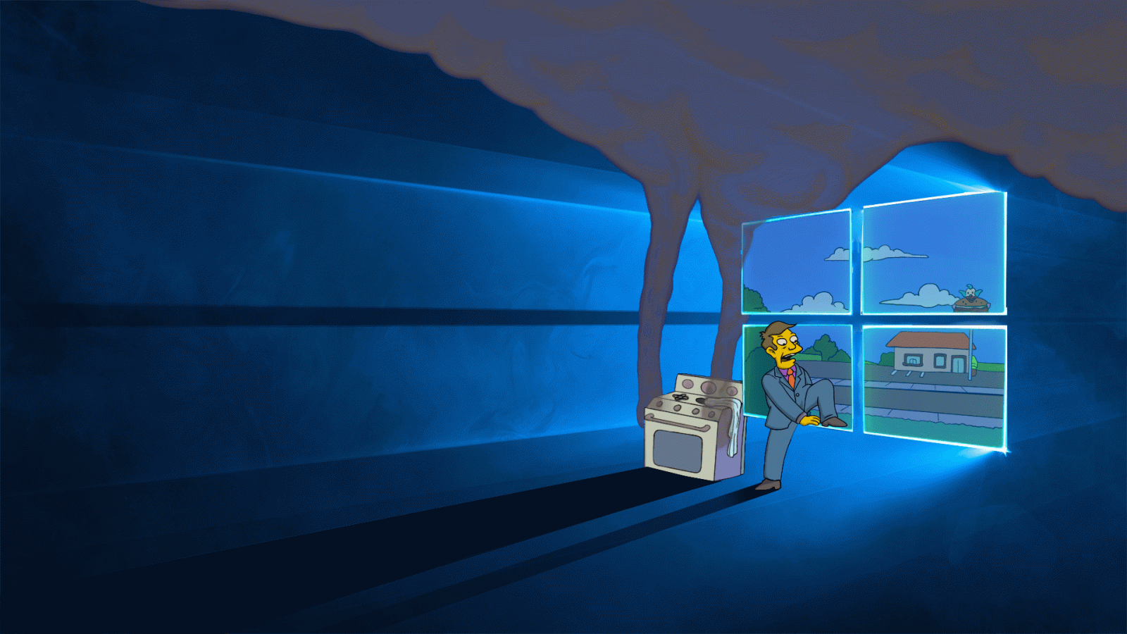 1920x1080 Improved version of the Steamed Hams Wallpaper with the default