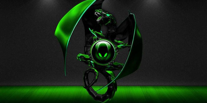 1360x768 Green alienware wallpapers Gallery