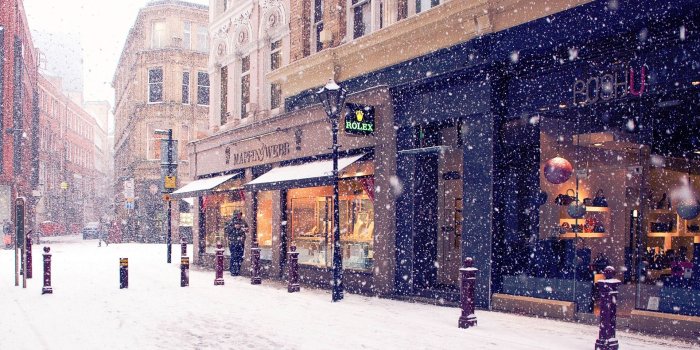 1920x1080 Download wallpaper 1920x1080 city, winter, europe, street, snow