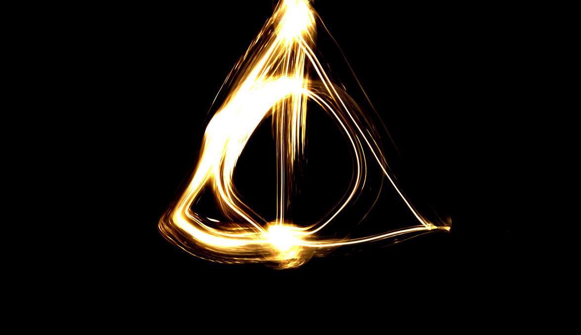 1176x679 Lighting Harry Potter Deathly Hallows Symbols Wallpaper - 4k