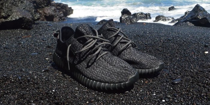 2048x883 Yeezy 350 Boost Pirate Black [2048 x 883]. wallpaper/ background for