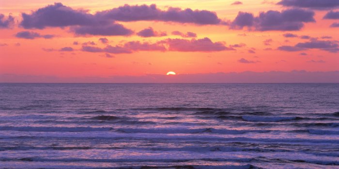 1920x1080 Ocean Sunset Wallpaper - Summer Aesthetic Tumblr Background (#148023