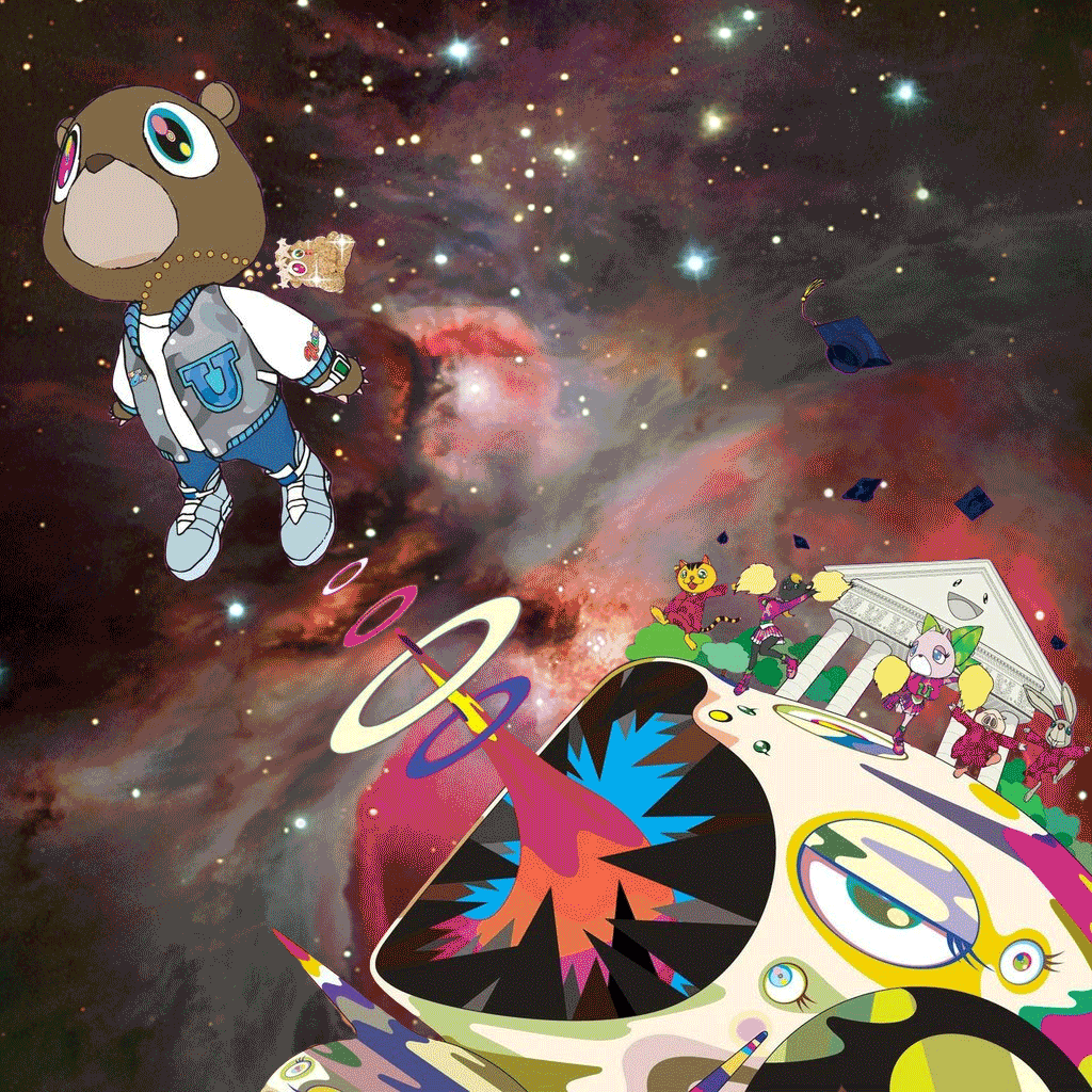 1024x1024 Kanye West Graduation Wallpapers