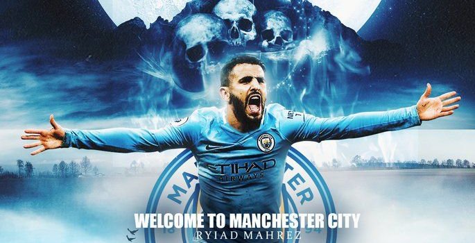 685x1166 Manchester City Wallpaper - Mahrez Wallpaper Man City (#267468) - HD