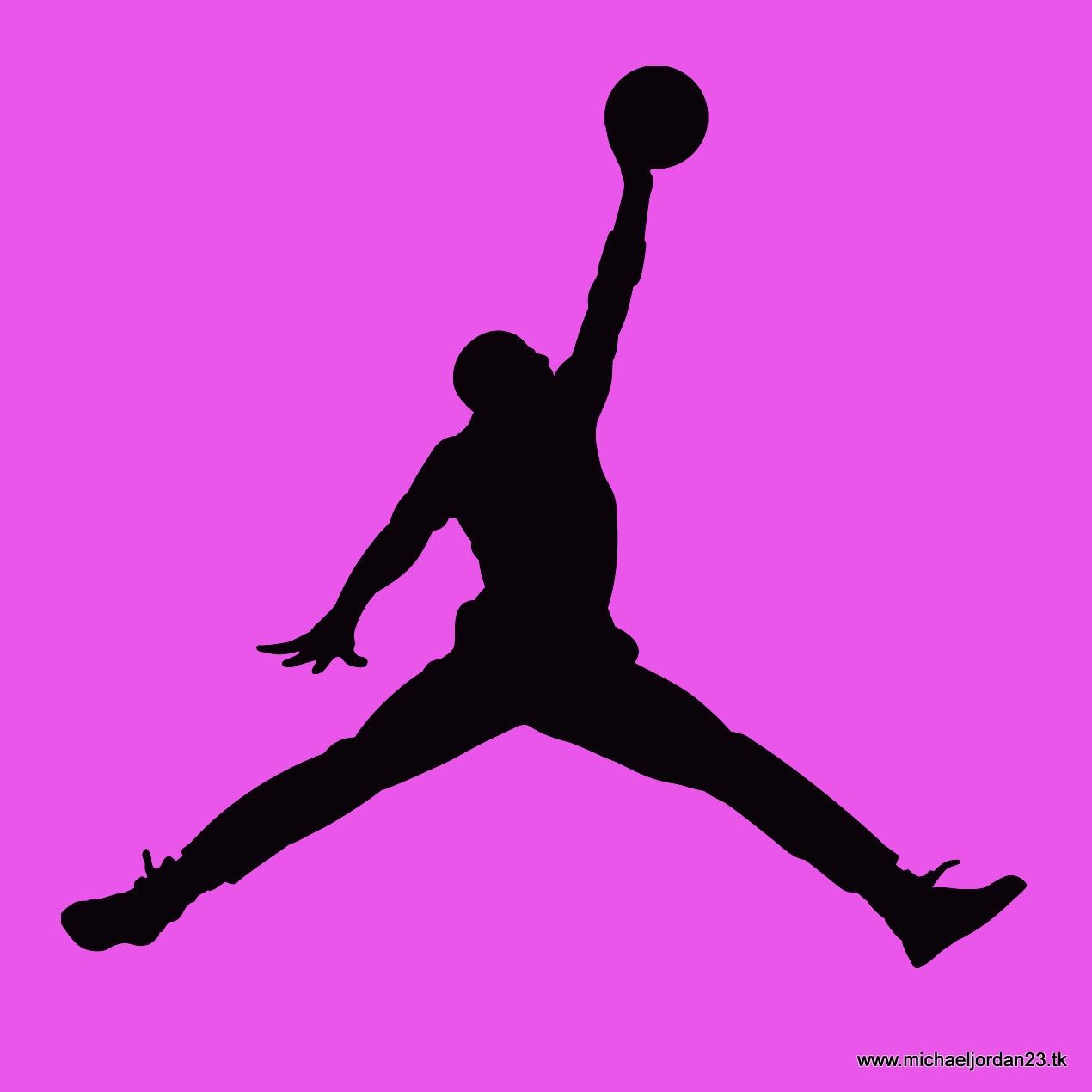 1270x1270 Pink Jordan Logo Wallpapers