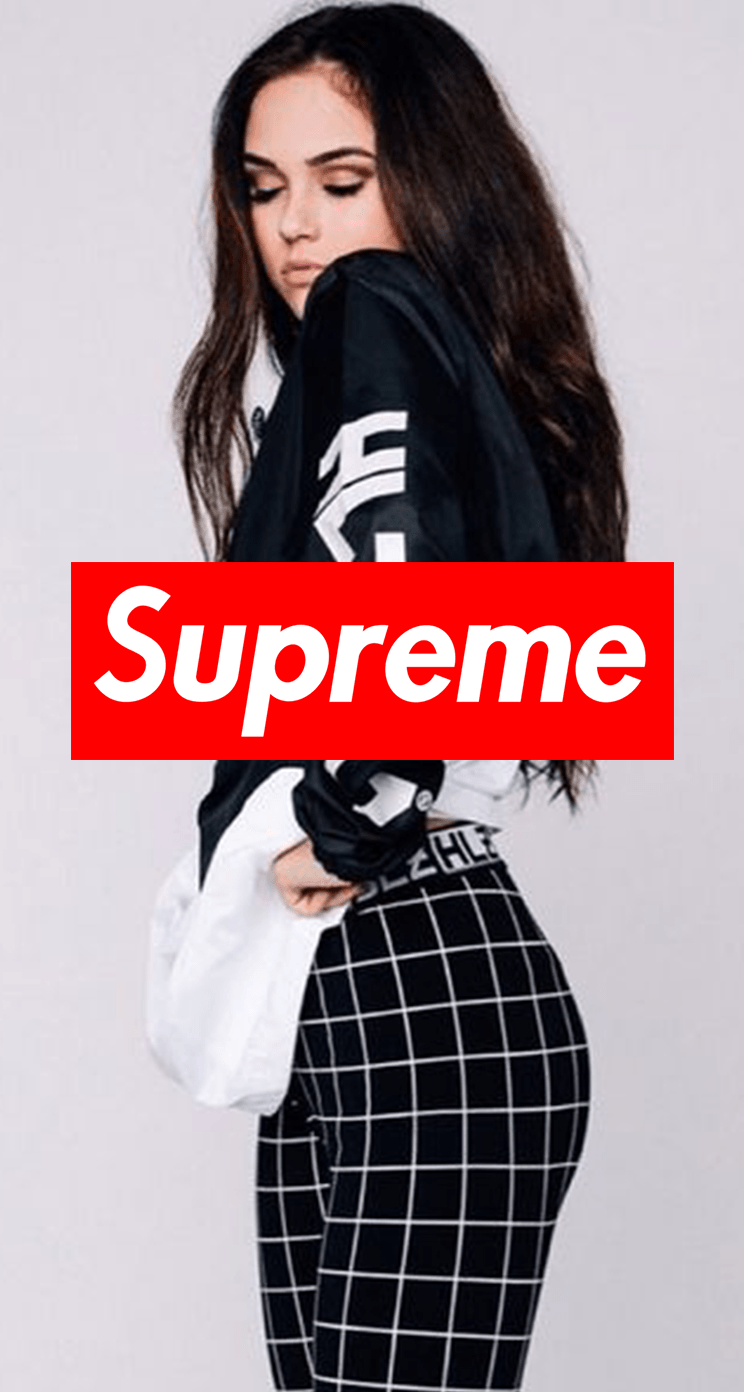 744x1392 Ladies X Supreme iPhone Wallpapers - Top Free Ladies X Supreme