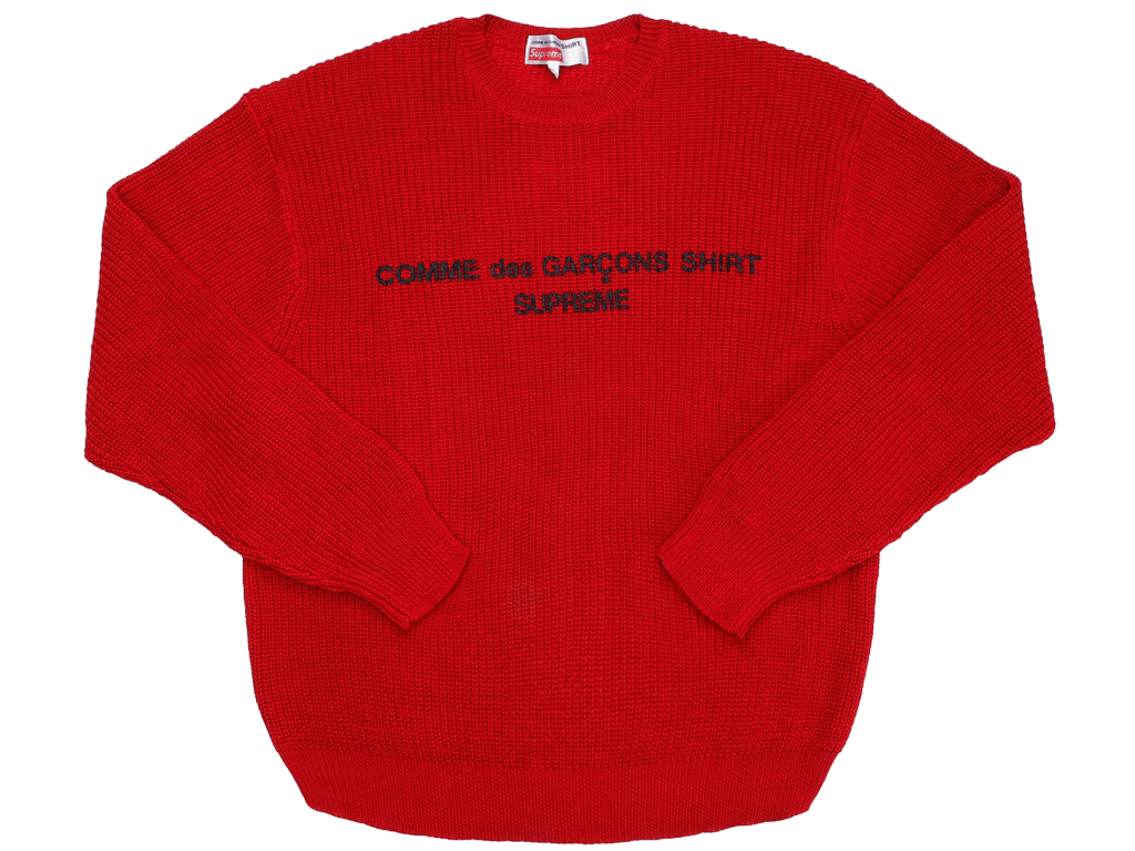 1024x768 Supreme Comme des Garcons SHIRT Sweater Red