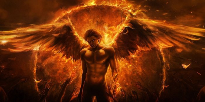 1920x1080 Fire Angel Fantasy Hd Wallpaper | Divine Angels & Dark Angels