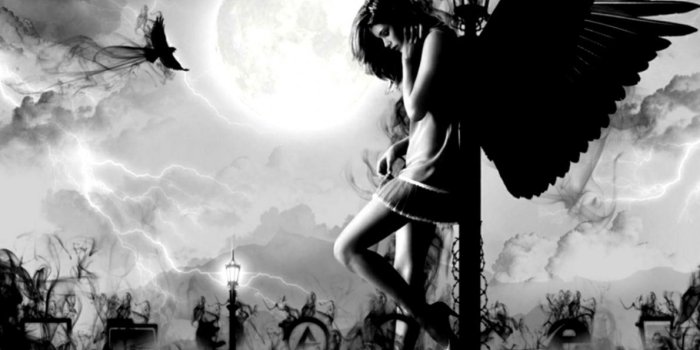 1190x902 The Dark Angel Wallpaper Hd | Silver Wallpapers