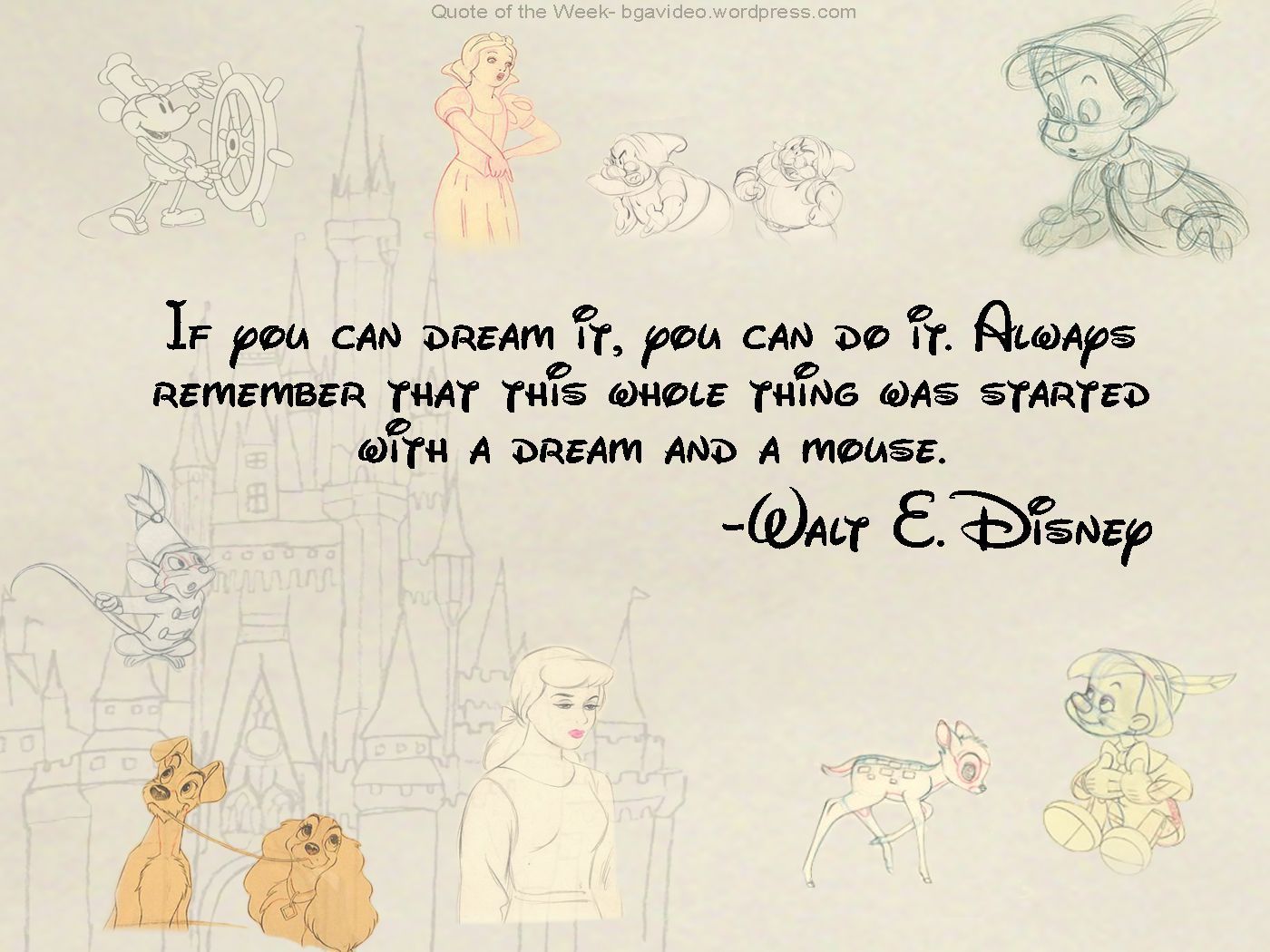 1400x1050 Disney Quotes Wallpapers