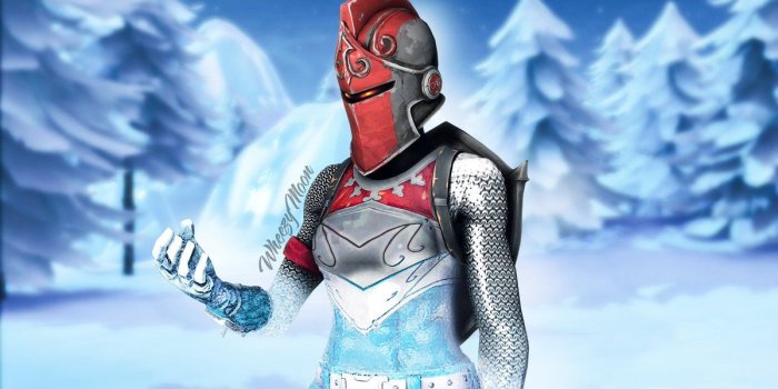 1200x675 17+] Frozen Red Knight Fortnite Wallpapers on WallpaperSafari