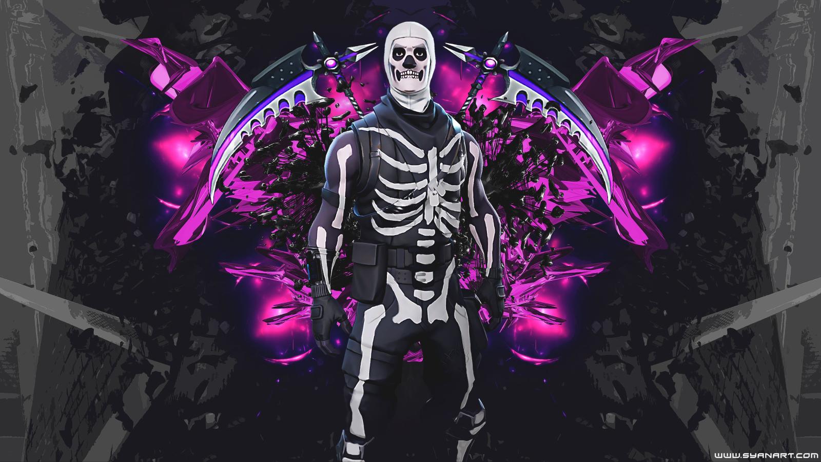 3840x2160 Fortnite Skull Trooper 4K Wallpaper SyanArt Station