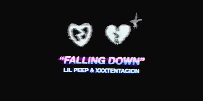 3840x2160 LIL PEEP & XXXTENTACION - FALLING DOWN (wallpaper by me, rip to both