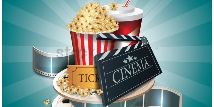 1300x1300 Movie time wallpaper Vector Image - 1804982 | StockUnlimited