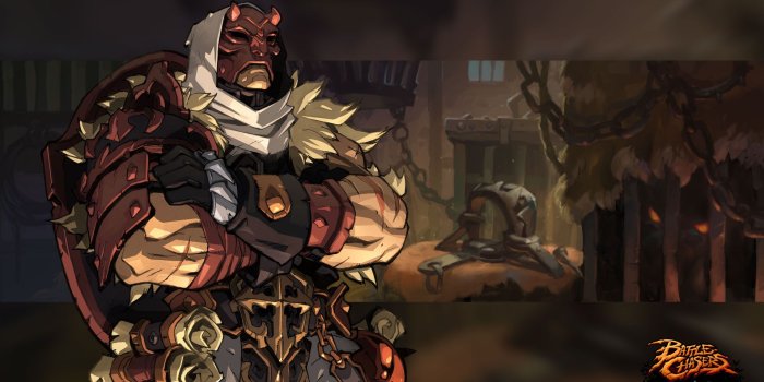 1920x1080 The devil hunter, Alumon. Wallpaper from Battle Chasers: Nightwar