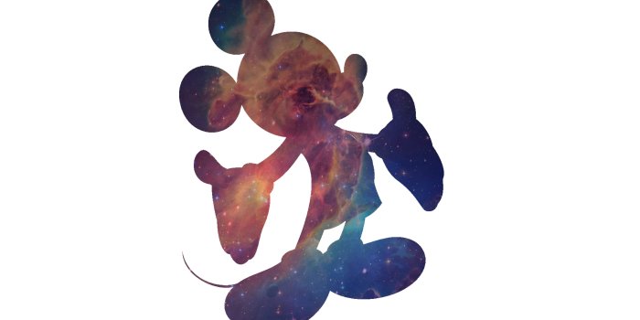 4500x2460 I made a Galaxy Themed Mickey Mouse Wallpaper, Enjoy! : disney