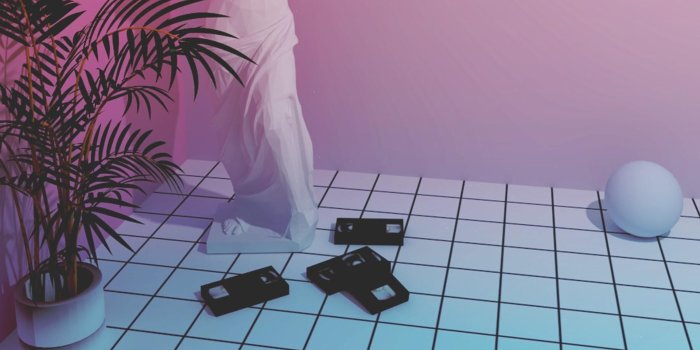 1920x1080 HD wallpaper: anime, vaporwave, aesthetic, people, unrecognizable