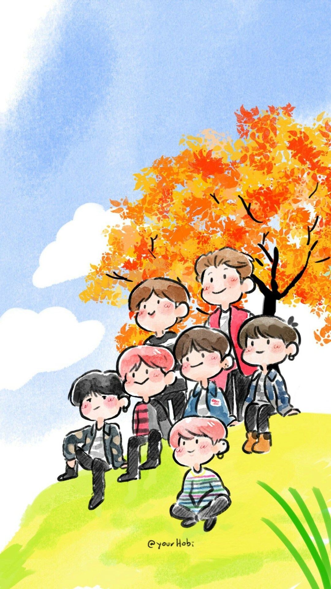 1080x1920 486c5121 BTS Fanart Wallpaper