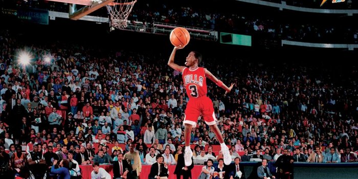 1400x948 Gatorade - Basketball - Michael Jordan Dunk Hd (#954652) - HD
