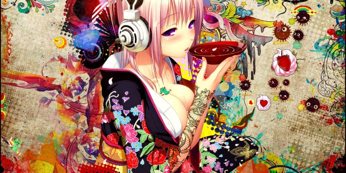 1920x1080 Vivid Colorful Anime Girl HD Wallpaper | 1920x1080 | ID:48490