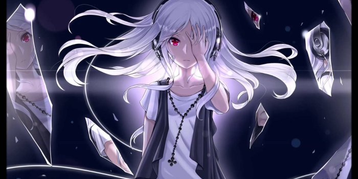 1920x1080 Anime Girl With White Hair HD Wallpaper | 1920x1080 | ID:50397