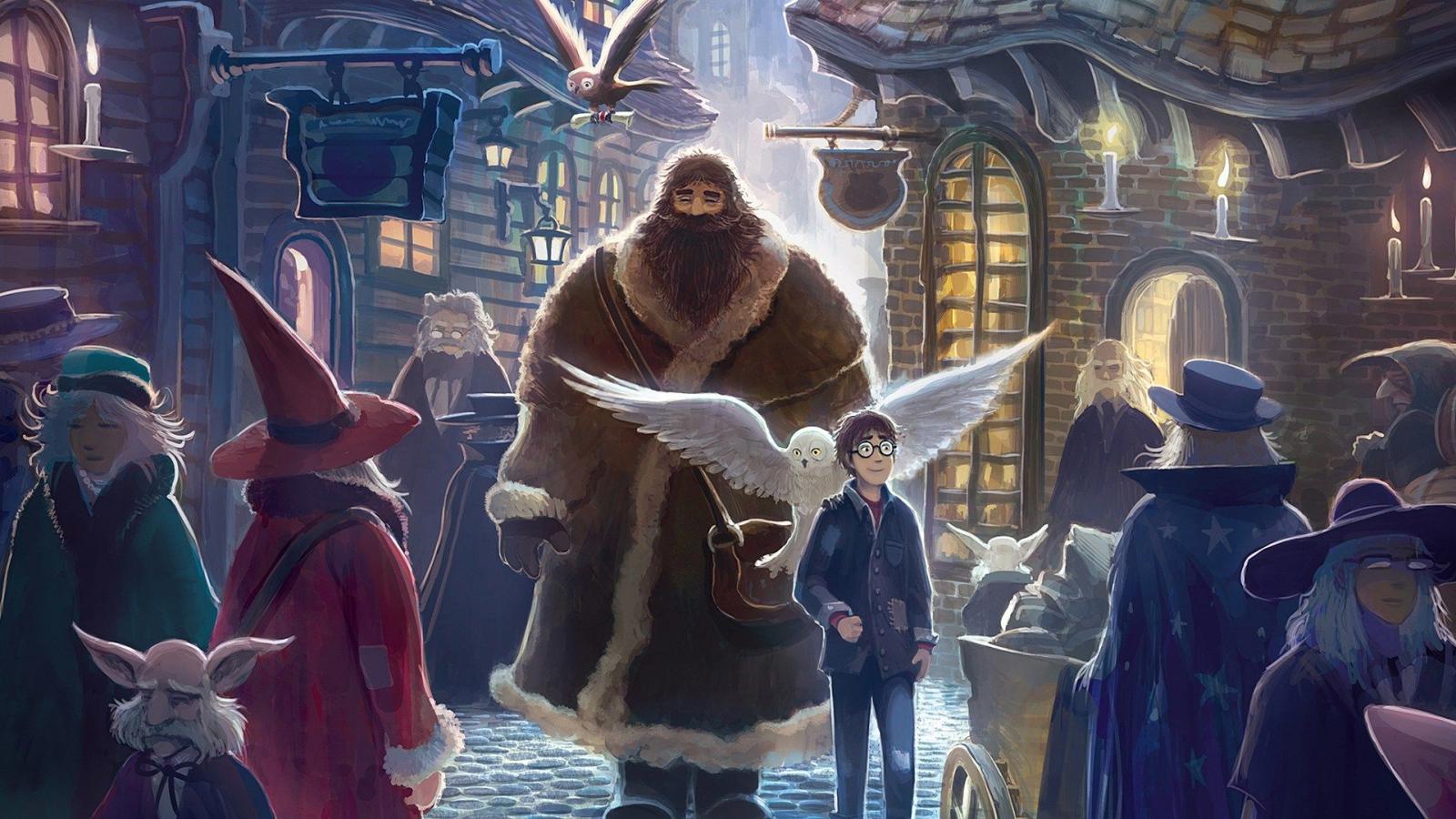 1920x1081 Book, Harry Potter, Harry Potter (character), Rubeus Hagrid HD