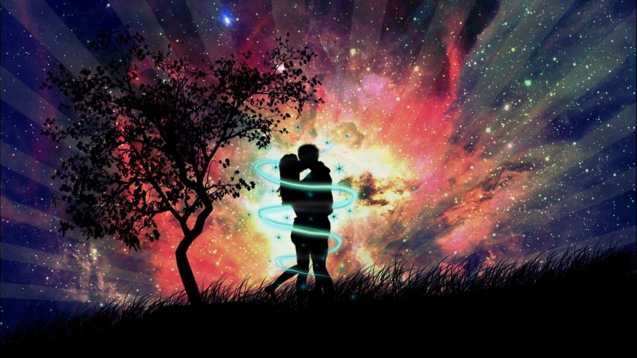 1244x700 Beautiful Love Couple at-Dark-Night-Pic wallpaper | 1920x1080