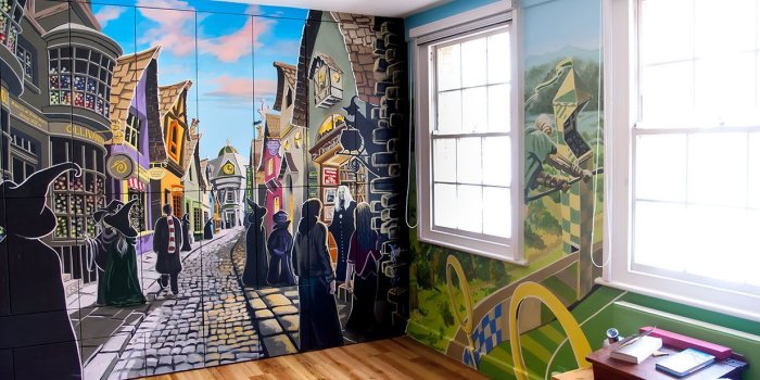 1232x924 Childrens Wallpaper Next - Harry Potter Bedroom Mural (#572913) - HD