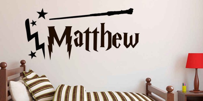 1000x1000 Harry Potter Wand Vinyl Wall Stickers Custom Name Colour Decal Decor  Nursery Wall Decal Removable Wallpaper Hot Sale Mural SA307