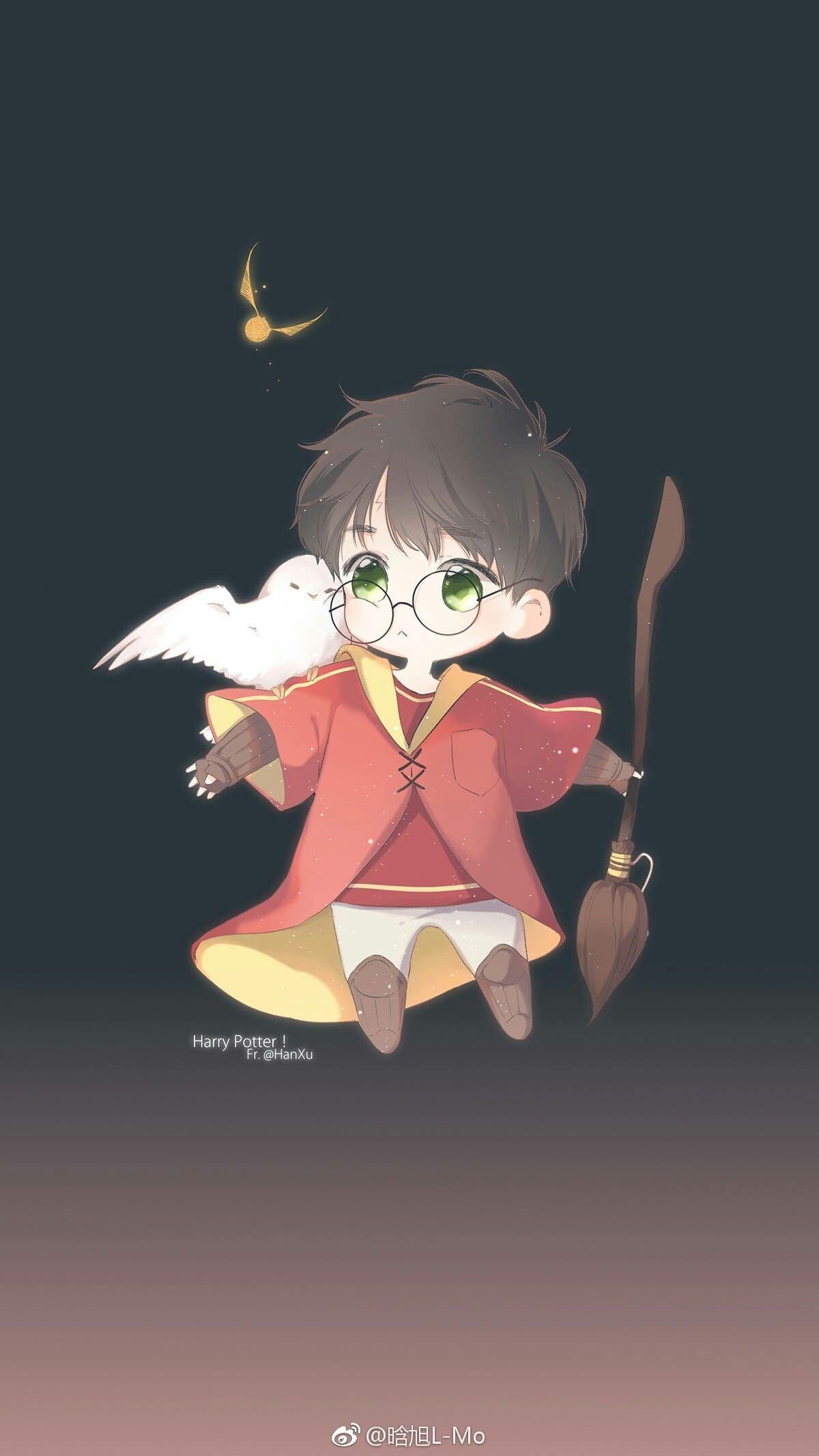 1200x2133 Harry Potter Anime, Harry Potter Vui Nhộn, Minh Họa - Harry Potter