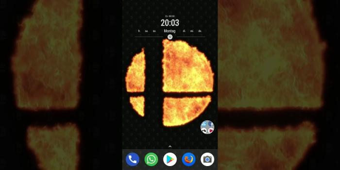 1280x720 I made an Android Live Wallpaper out of the burning Smash logo