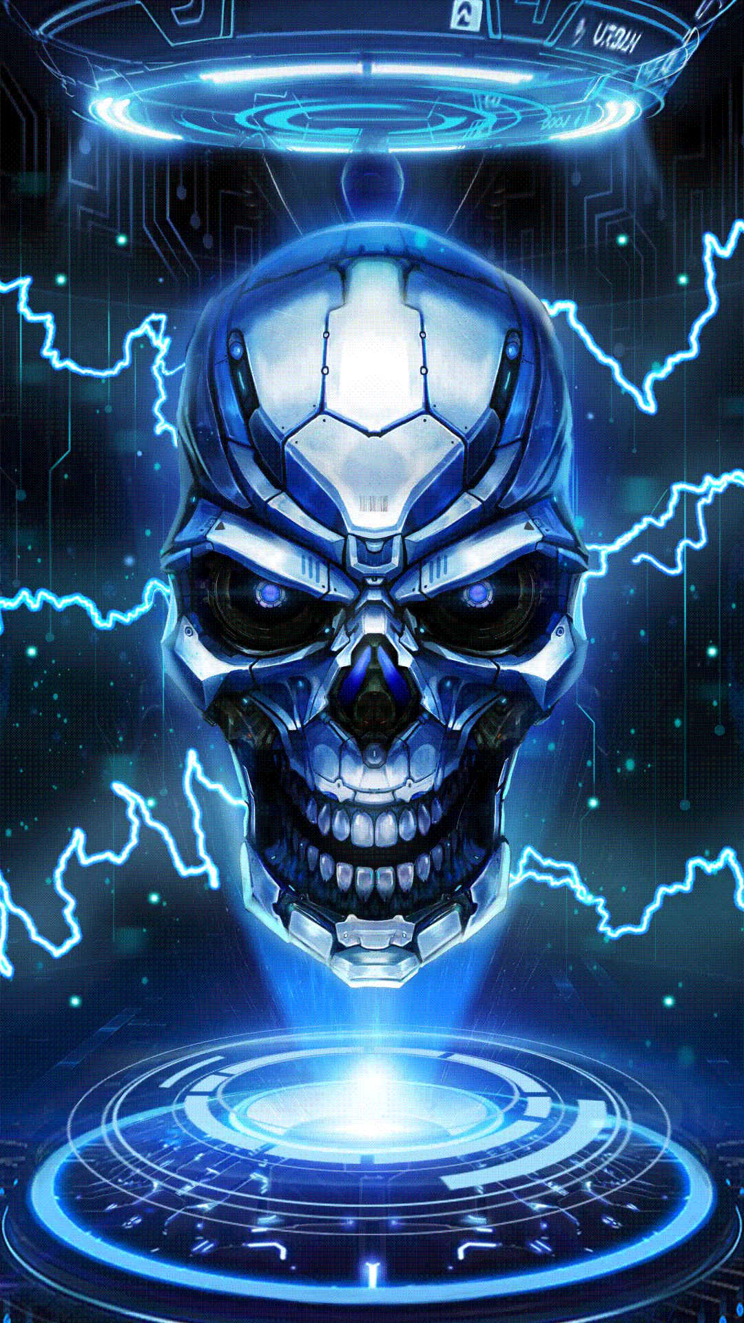 1080x1920 New cool skull live wallpaper! | Android live wallpapers from