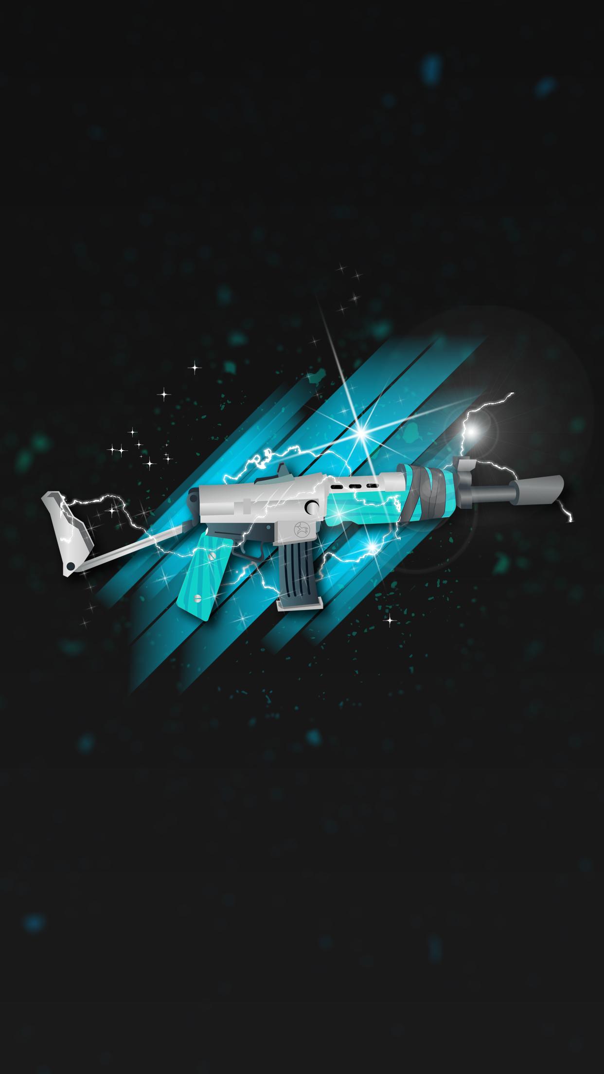 1242x2208 Blue Burst - FanArt by Vs3_AL (Mobile-Phone Wallpaper 1242x2208px