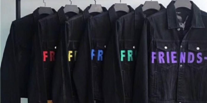 1000x1000 Best Color VLONE Friends Denim Jacket Retro Street Big V Hip-hop Loose  Comfort Men And Women Couple Tide Jacket HFWPJK078
