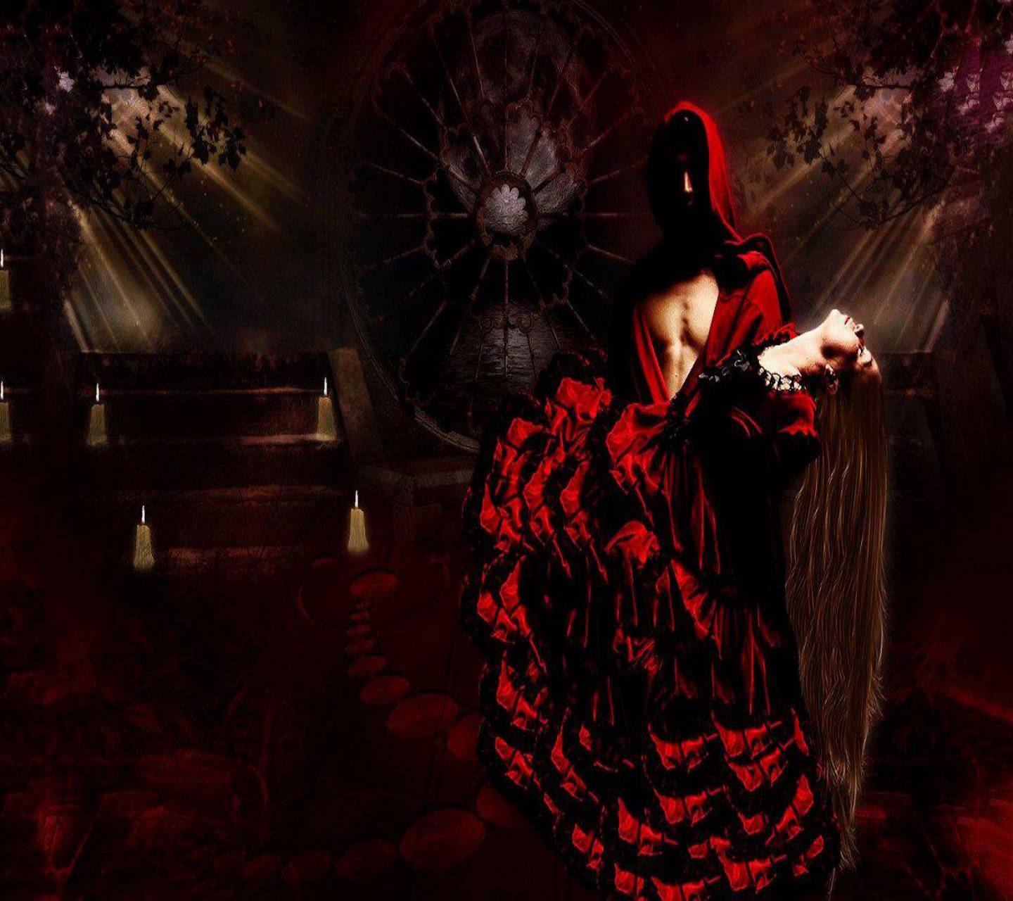 1440x1280 Dark Love Couple Wallpaper by _Savanna_ - a6 - Free on ZEDGE™