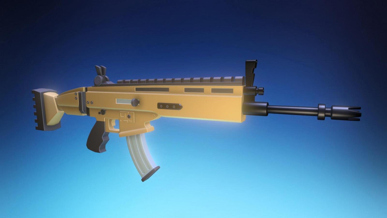 1920x1080 Fortnite SCAR-L - Download Free 3D model by Ghozali.Ghozalu