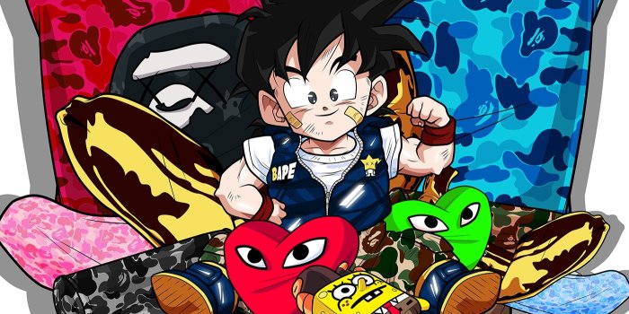 1400x933 Bape x Dragonball Z on Behance