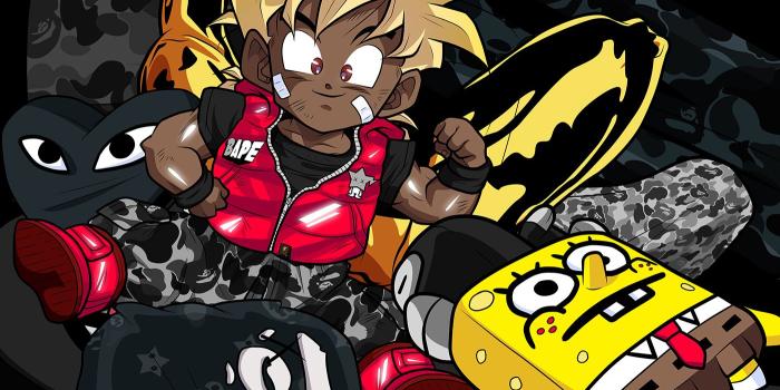 1400x933 Bape x Dragonball Z on Behance