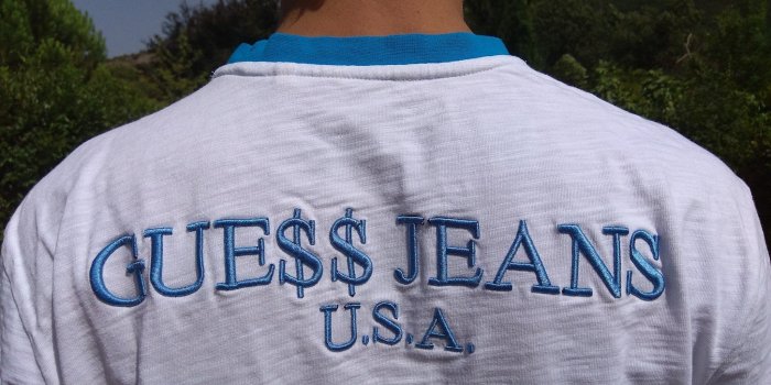 2048x1536 Guess Jeans usa ASAP Rocky T-shirt taille M supreme bape vlone nike