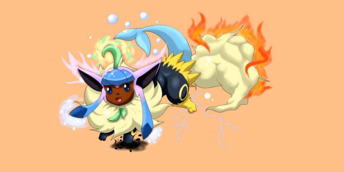 1504x819 Eevee Evolutions Hd Wallpaper | Wallpapers Photos